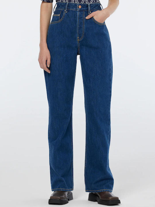 Glow Γυναικείο Jean Παντελόνι σε Bootcut Εφαρμογή City Fresh Blue