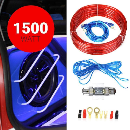 Car Amplifier Wiring Set 1500w 5m Mj-8