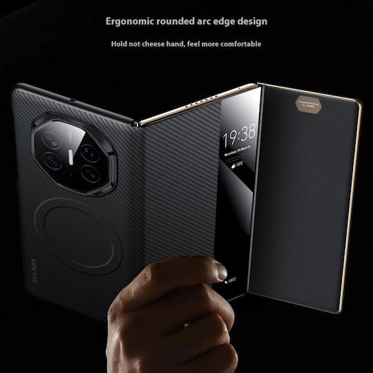Sulada Book Μαύρο (Huawei Mate XT Ultimate 5G)