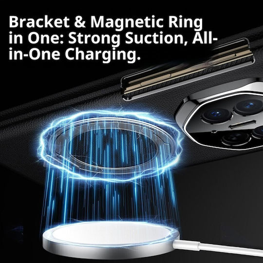 Sulada Back Cover Δερμάτινο Καφέ (Huawei Mate XT Ultimate 5G)
