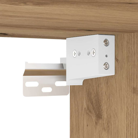 Hängeschrank fürs Wohnzimmer aus Spanplatte in Walnuss 30x31x40 cm