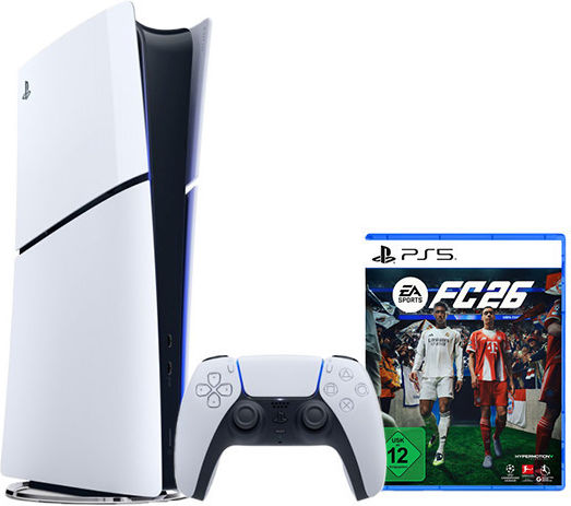 Sony PlayStation 5 Slim Digital 825GB FC 26 (Voucher) (Official Bundle)