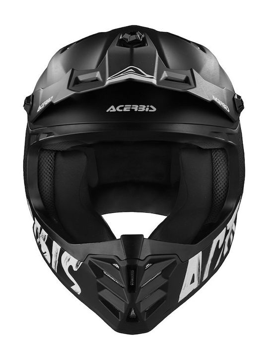 Acerbis MX Profile Metallic Negru Casca Moto Pentru Copii Motocross ECE 22.06 1150gr
