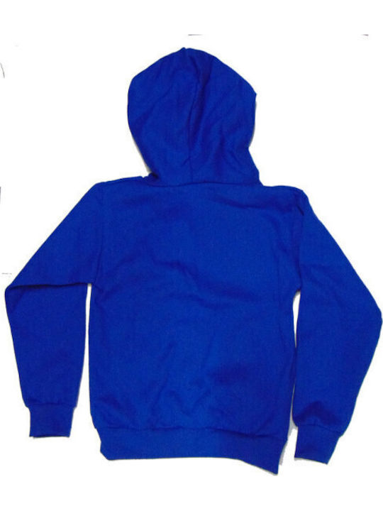 Kinder-Sweatshirt mit Kapuze Blue Minecraft Merry Christmas Μπλε