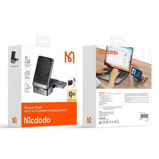 Mcdodo Încărcător Wireless Qi2 22.5W Gri (MagQ CH-5192)