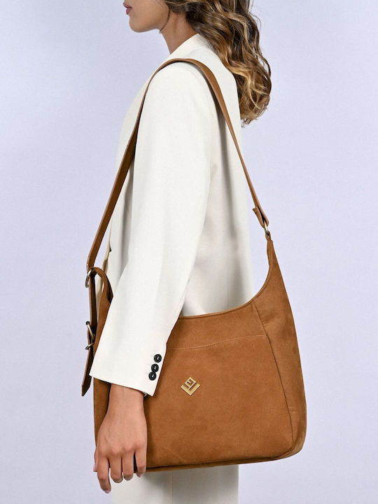 Leather Women's Bag Shoulder Brown