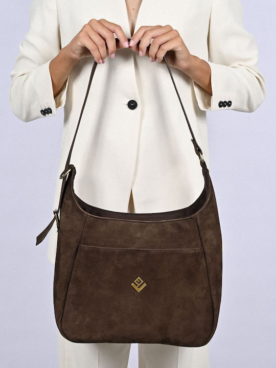 Leather Women's Bag Shoulder Brown