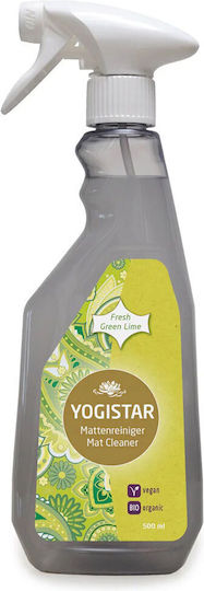 Yogistar Bio Organischer Reiniger & Antiseptikum für Yogamatten - Limettenduft Frische Grüne Limette 500ml