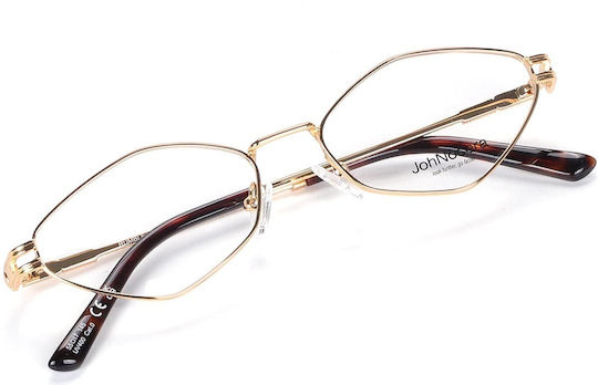 Johnocera Rumble Jn271 C01 Unisex Металик Рамки За Очилa Геометрични Златисти