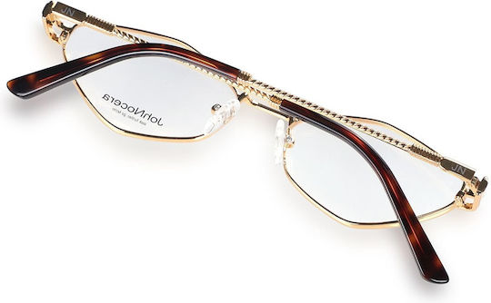 Johnocera Rumble Jn271 C01 Unisex Металик Рамки За Очилa Геометрични Златисти