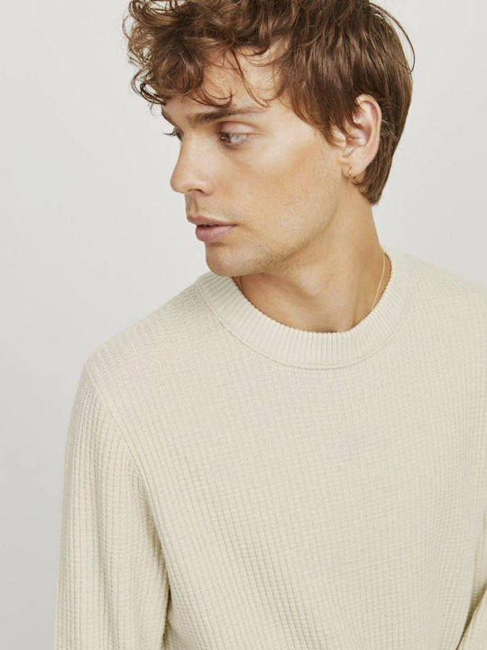 Langarm-Pullover Beige