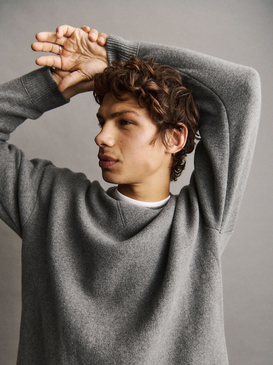 Langarm-Pullover Charcoal Heather