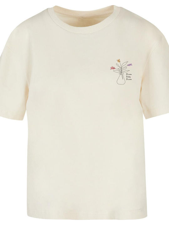 Ladies Damen T-Shirt Blumen Whitesand