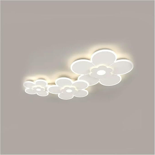 Lightplanet Ceiling Mount Light White with Integrated LED and Remote Control