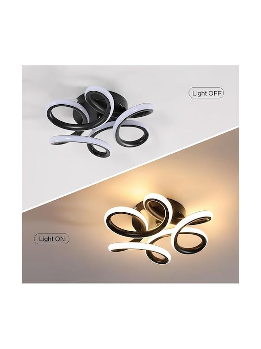Lightplanet Таванно осветление Черен с Вграден LED