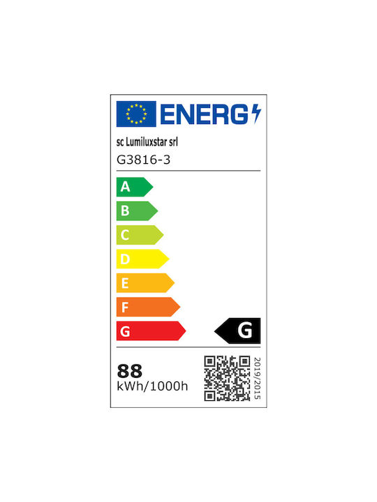 Lightplanet Smart Deckenleuchte Schwarz mit Integrierter LED und Fernbedienung