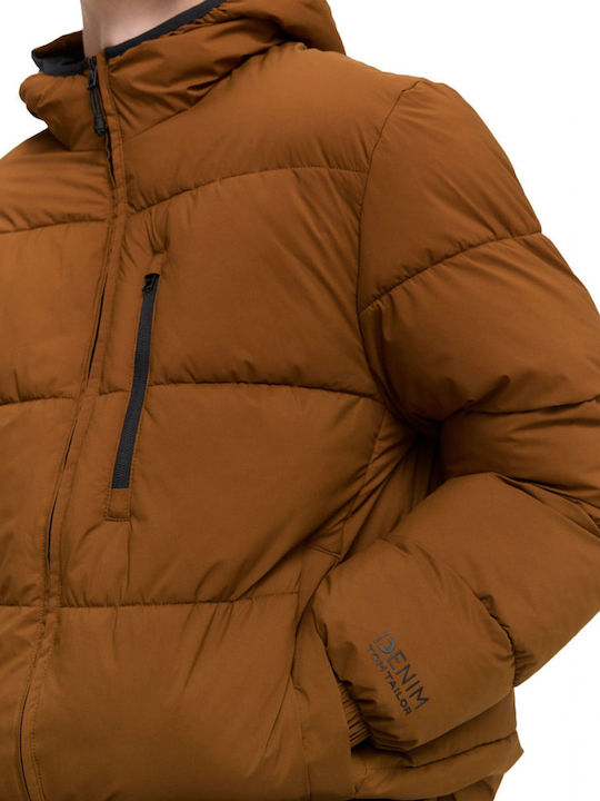 Geacă Puffer De Iarnă Maro Equestrian Brown