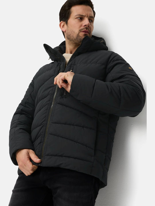 Μπουφάν Puffer Αδιάβροχο και Αντιανεμικό Ανθρακί