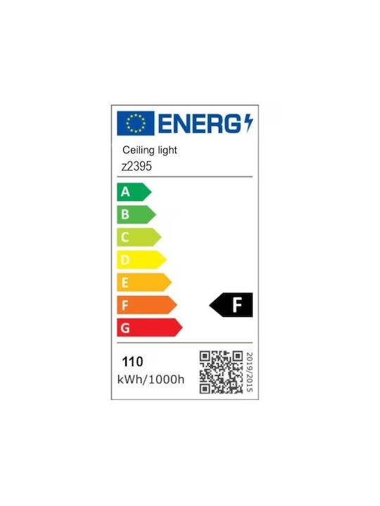 Lightplanet Lustră Alb LED cu Alb Rece Lumină