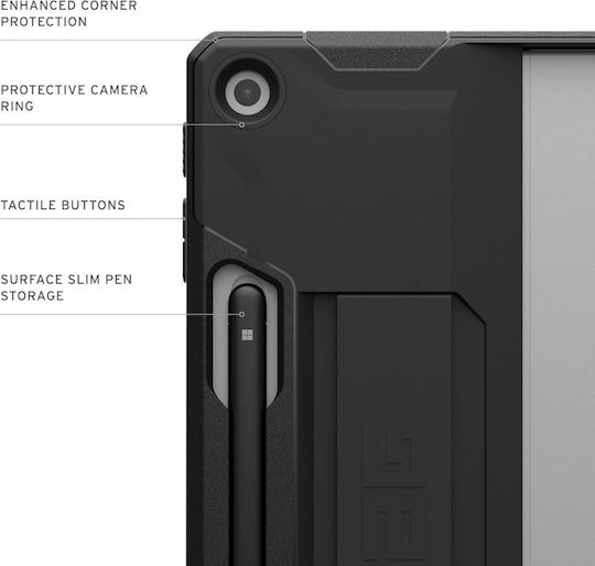 UAG Scout Back Cover Durable with Keyboard Blacη (Microsoft Pro 12" (1ης - 2025)) 324022114040