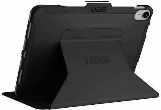 UAG Scout Folio Flip Cover Durable Blacη (Apple iPad 11 & 10.9 (2025/22 - 11/10th gen)) 12339IB14040