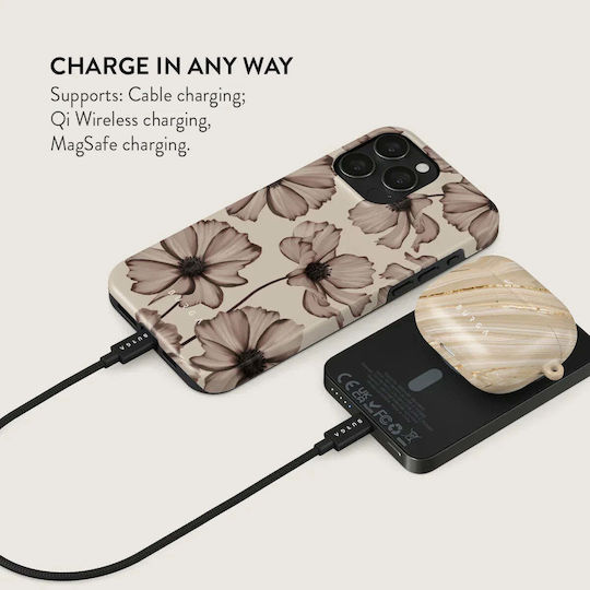 Burga MagSafe Power Bank 5000mAh 7.5W με Θύρα USB-C Gunmetal - Barely Yours