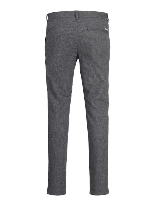 Παντελόνι Chino Ελαστικό σε Slim Εφαρμογή Light Grey Melange