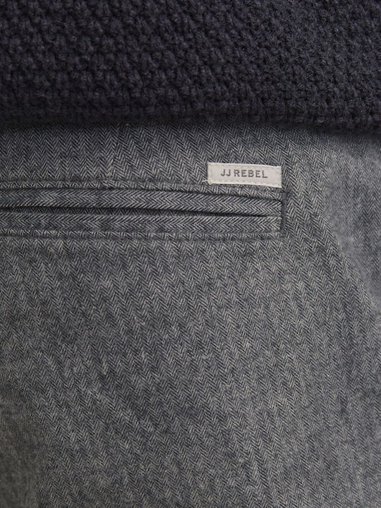 Παντελόνι Chino Ελαστικό σε Slim Εφαρμογή Light Grey Melange