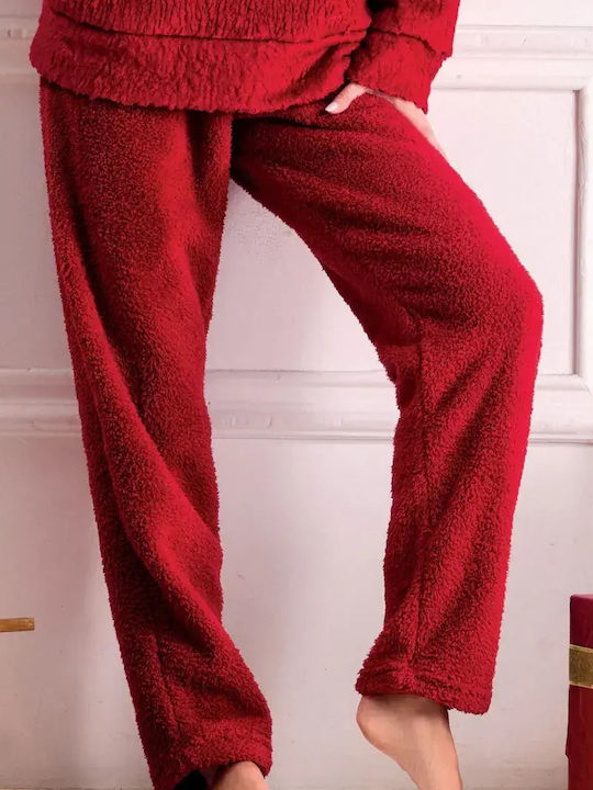 Infiore Winter Women's Pyjama Set Red