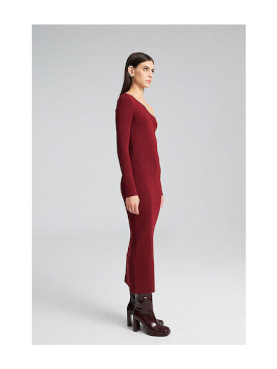 Jerrin Maxi Φόρεμα Πλεκτό Cherry