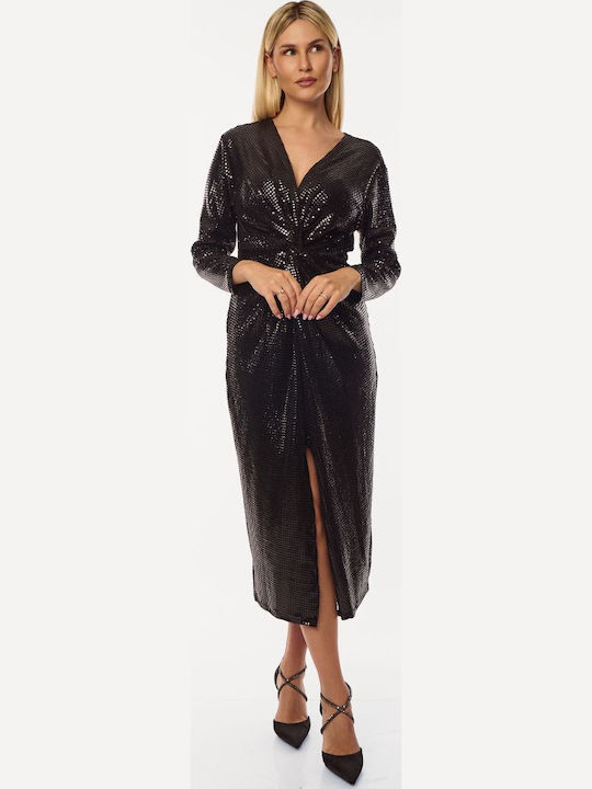 Rochie Maxi De Seară Jupon Neagră