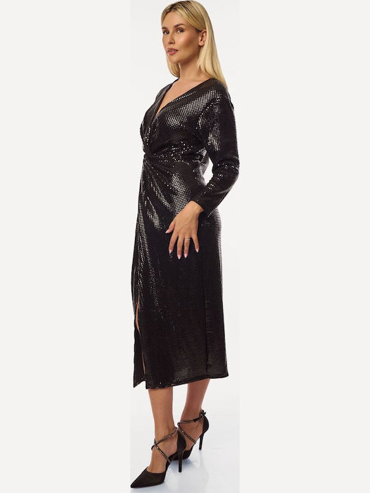 Rochie Maxi De Seară Jupon Neagră
