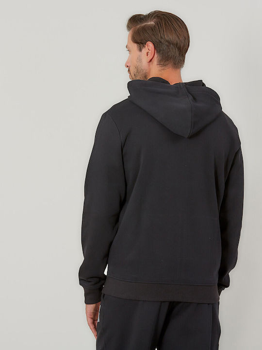 Ανδρική Ζακέτα Fleece Μαυρο