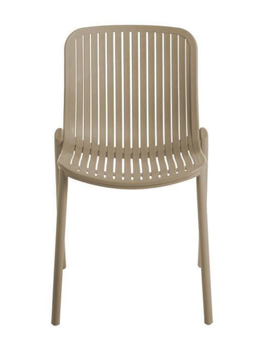 Scaun De Exterior Din Polipropilenă Callia Kaki 58x57x82cm