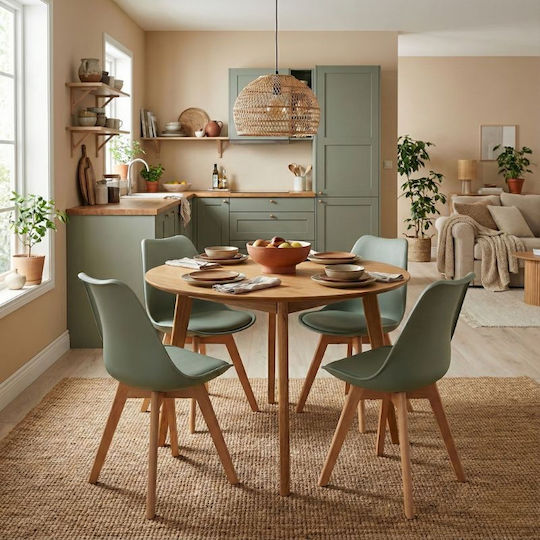 Viva Dining Room Polypropylene Chair Physical 48.5x54x80cm
