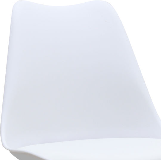 Viva Dining Room Polypropylene Chair White 48.5x54x80cm