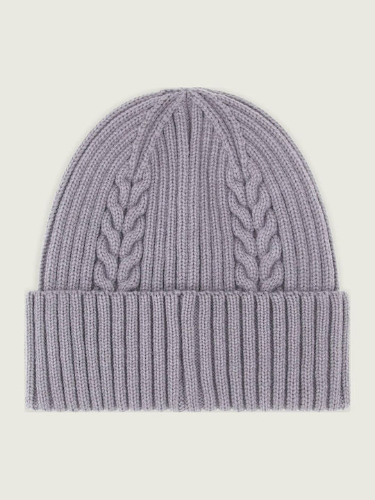 Beanie Feminin Căciulă Tricotat în culoarea Gri