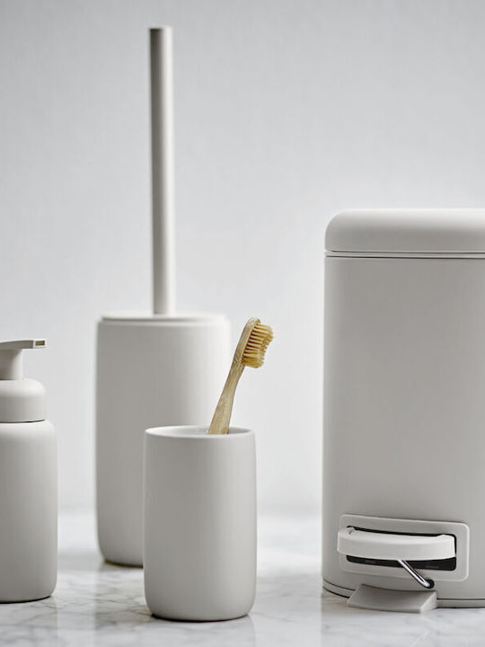 Södahl Keramik Badezimmer Toilettenbürste Weiß