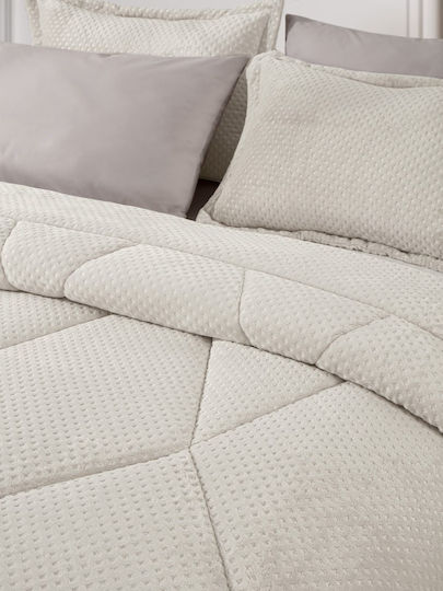 Saint Clair Κουβερτοπάπλωμα Υπέρδιπλο 220x240εκ. Ivory Saint Clair Κουβερτοπάπλωμα Υπέρδιπλο 220x240εκ. Ivory