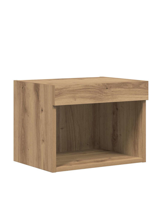 Wohnzimmer TV-Einheit Artisan Oak mit Beleuchtung L30.5xB30xH60cm