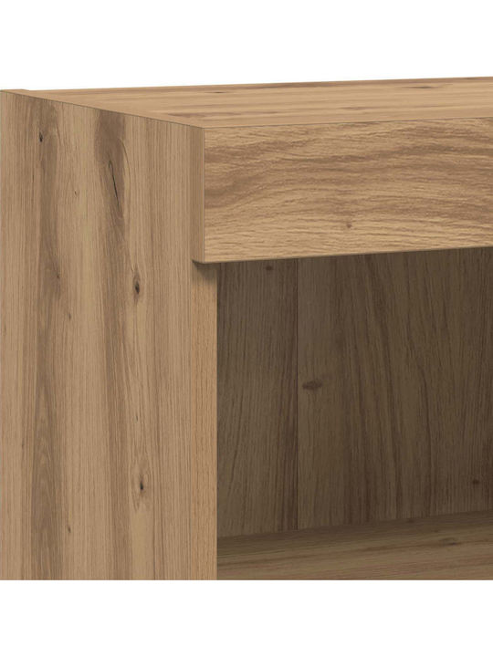 Wohnzimmer TV-Einheit Artisan Oak mit Beleuchtung L30.5xB30xH60cm