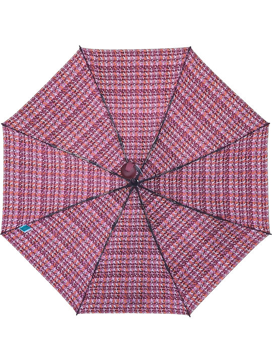 Gift-Me Winddicht Regenschirm Kompakt Rot