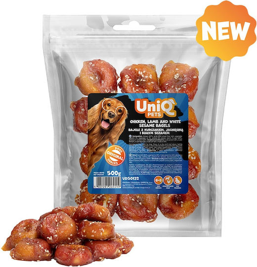 Uniq Dog Treat Diet with Chicken, Lamb and Potatoes 4cm 500gr