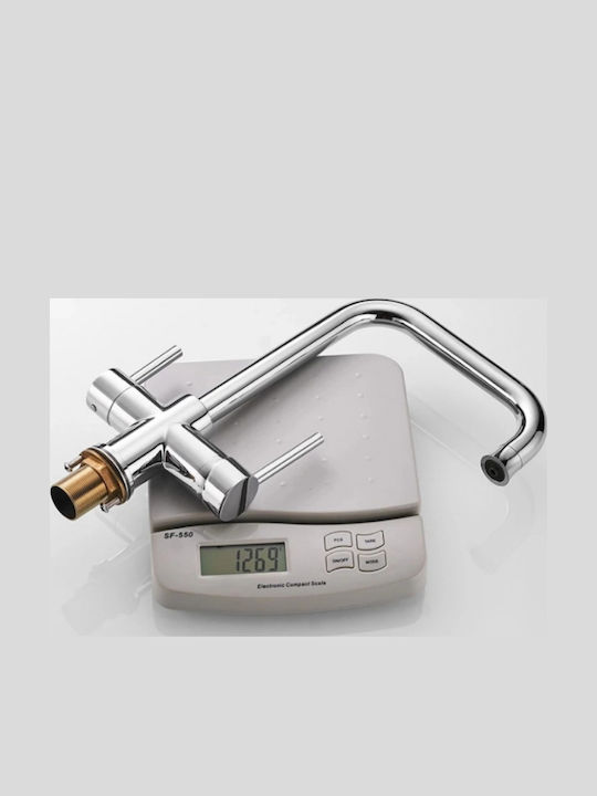 Bonken Kitchen Faucet Counter Silver