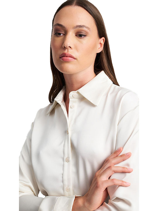 Women's Long Sleeve Shirt White