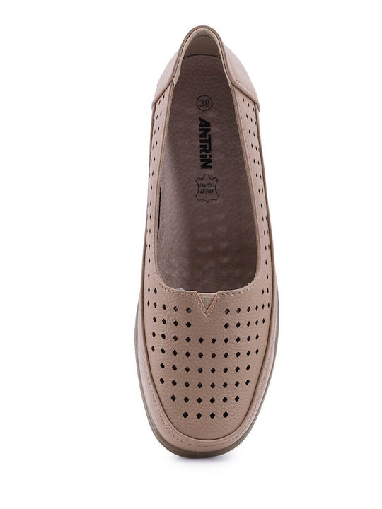 Γυναικεία Loafers σε Μπεζ Χρώμα