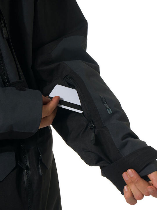 Horsefeathers OM326A Männer Jacke aus für Ski & Snowboard Schwarz