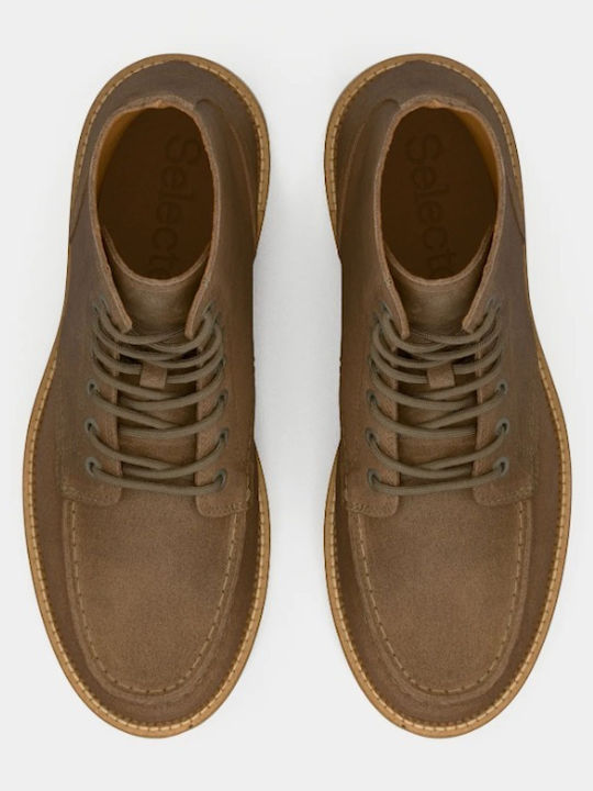 Suede Black Men's Boots