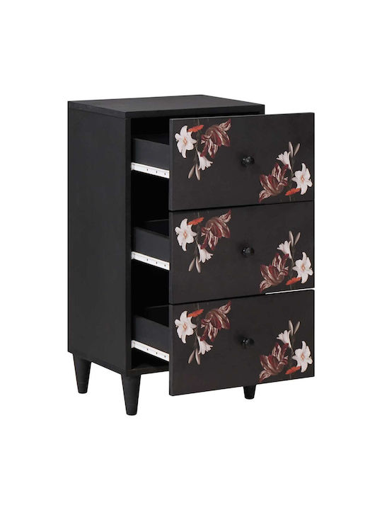 Wooden Chest of Drawers Colorful 40x33.5x75cm