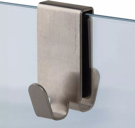 Fackelmann Кука Баня Двойно с винтове ​3.8x11.4см Inox Сребрист